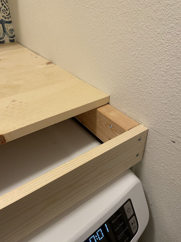 quick and easy diy laundry counter