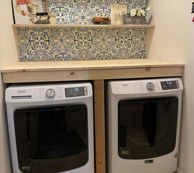 quick and easy diy laundry counter