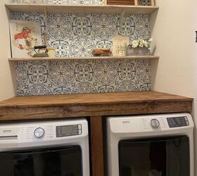 quick and easy diy laundry counter