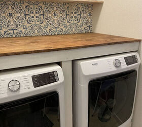 The Laundry Room Makeover: A DIY Waterfall Counter. - Flipping the