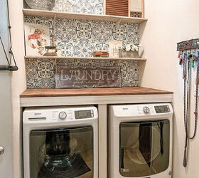 quick and easy diy laundry counter