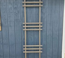 how to make a simple ladder trellis, Easy Decorative Ladder Trellis