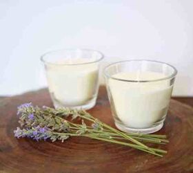 make your own soy wax and bees wax candles