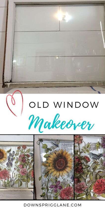 transformando uma janela antiga em uma obra de arte