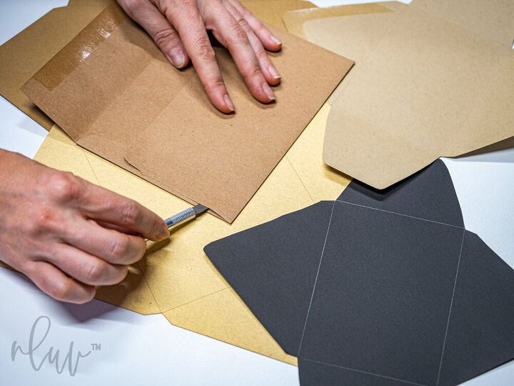 sobres de papel hechos a mano en 3 sencillos pasos