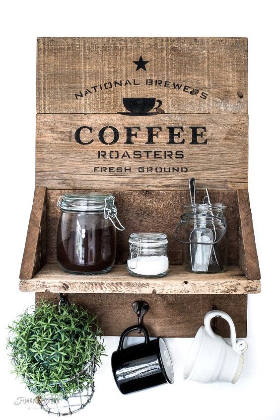 faa uma estante rstica com tema de caf para espaos compactos, Outros usos da prateleira