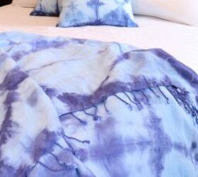 s 14 trendy ways to brighten up your home on a budget, Shibori Dyed Bedding Set