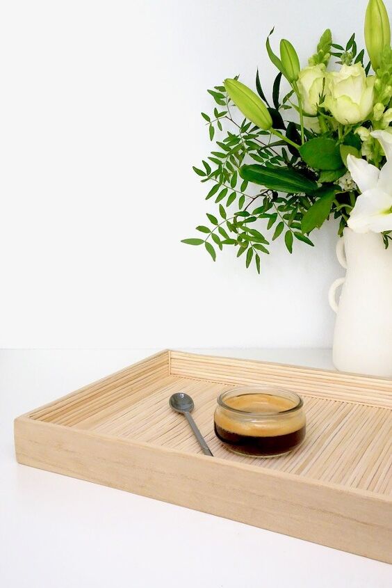 upcycled wooden serving tray