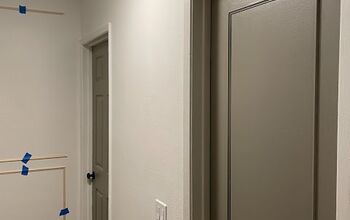  Atualização de reforma do corredor + portas recém-aparadas e pintadas