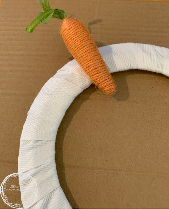 dollar tree crafting easy twine carrot wreath
