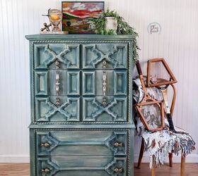 Blue Beauty Furniture Makeover