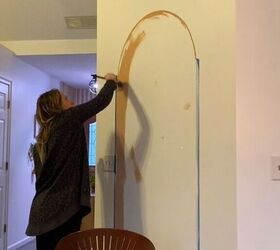 modern painted arch