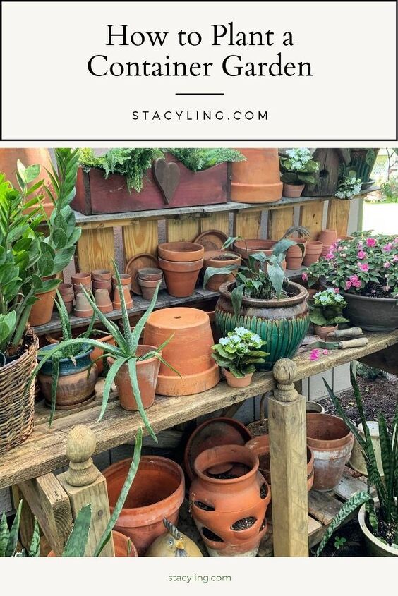 how to plant a container garden
