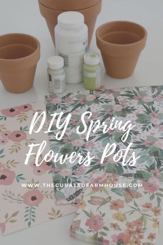 diy spring flower pots 