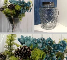 farmhouse styled flower arrangement, Items to Pair Up