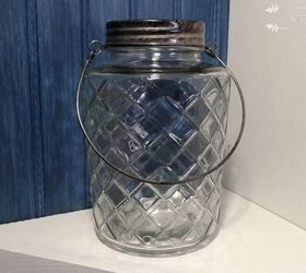 Take a nail file to a glass vase to create this charming textured accent