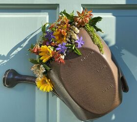 8 ways to decorate your door for spring using stuff you own