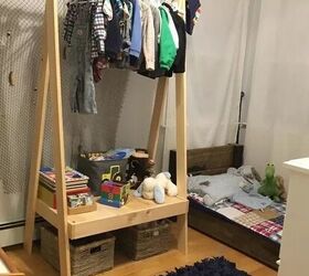 s 13 incredibly easy furniture builds that ll impress your friends, This easy to build clothing rack