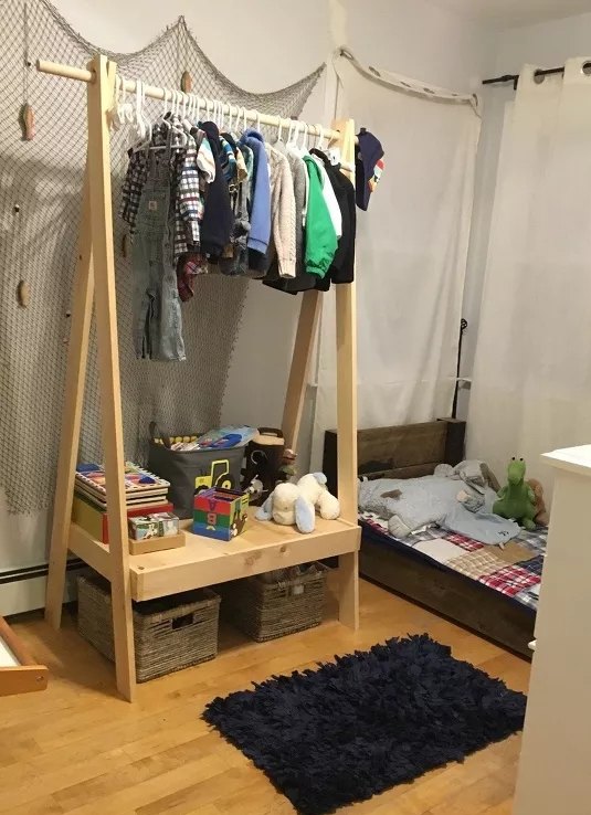 s 13 incredibly easy furniture builds that ll impress your friends, This easy to build clothing rack
