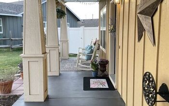 Painted Concrete Porch Floor
