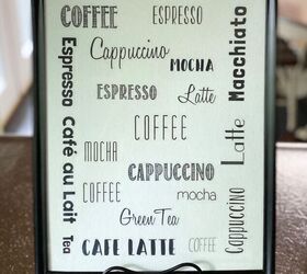 s 20 smart diys that are getting coffee lovers really excited, A fun black and white coffee bar sign