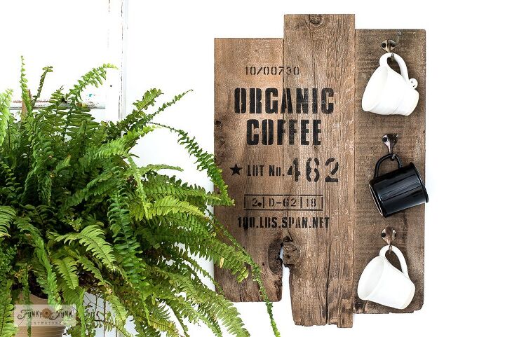 20 bricolajes inteligentes que entusiasman a los amantes del caf, Prepara el letrero de caf m s f cil del mundo Usando 3 Tablones Incomparables