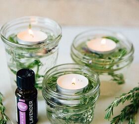 s 16 decorative candle ideas to light up your home, Herbal bug repellent candles