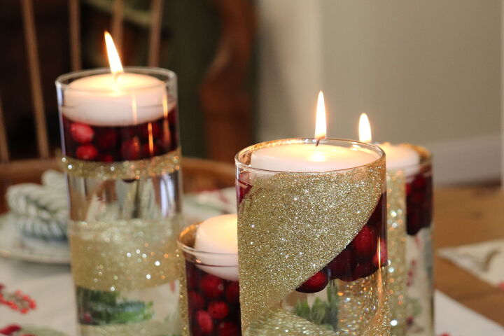 16 ideas de velas decorativas para iluminar tu hogar, Convierte jarrones sencillos en un elegante centro de mesa