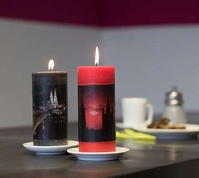 s 16 decorative candle ideas to light up your home, Personally designed photo candles