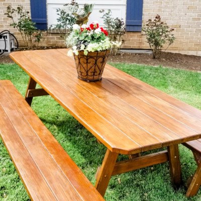 cmo reacondicionar una mesa de picnic de madera en 4 sencillos pasos