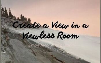 Crear una vista en una habitación sin vistas