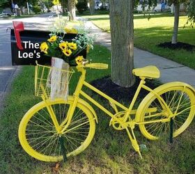 20 whimsical garden ideas that ll make your neighbors stop and stare, This eccentric bicycle mailbox