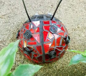 20 whimsical garden ideas that ll make your neighbors stop and stare, An adorable mosaic ladybug