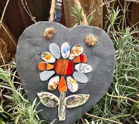 20 whimsical garden ideas that ll make your neighbors stop and stare, This cheerful yard art mosaic flower