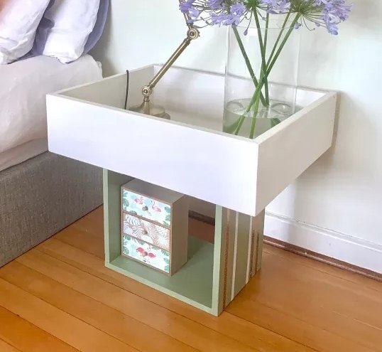 s 10 creative ways to use a dresser drawer around your home, Turn it into a perfectly presentable nightstand