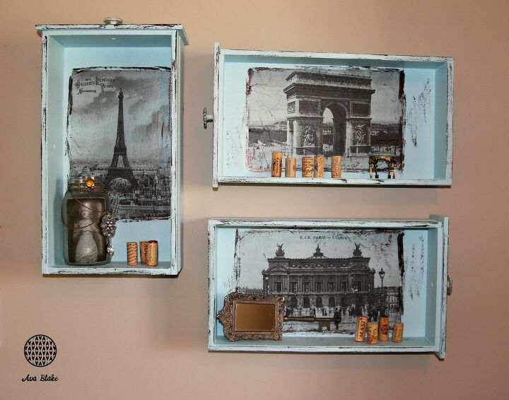 s 10 creative ways to use a dresser drawer around your home, Upcycle it into a vintage shelf