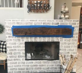how to wax a reclaimed wood mantel