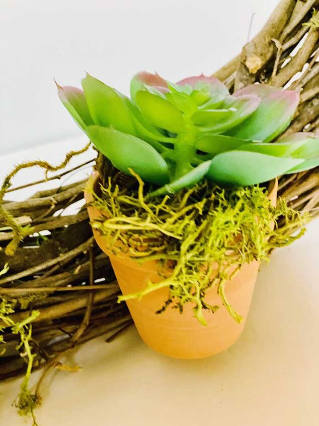 guirlanda de flores em vaso artesanato de rvore de dlar