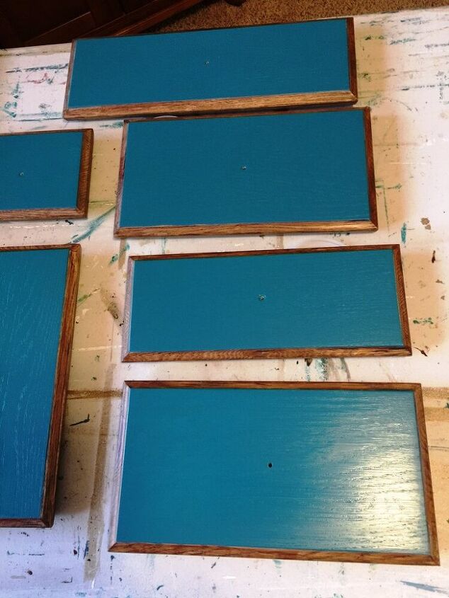 pintei meus armrios de cozinha de azul marinho