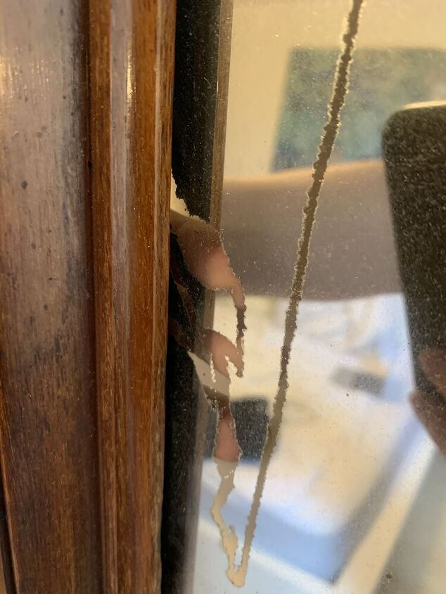 How to repair scratches on the back of a mirror? | Hometalk