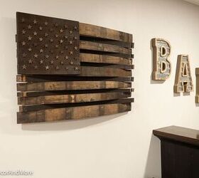 basement dry bar industrial design, Jack Daniels Whiskey Barrel American Flag