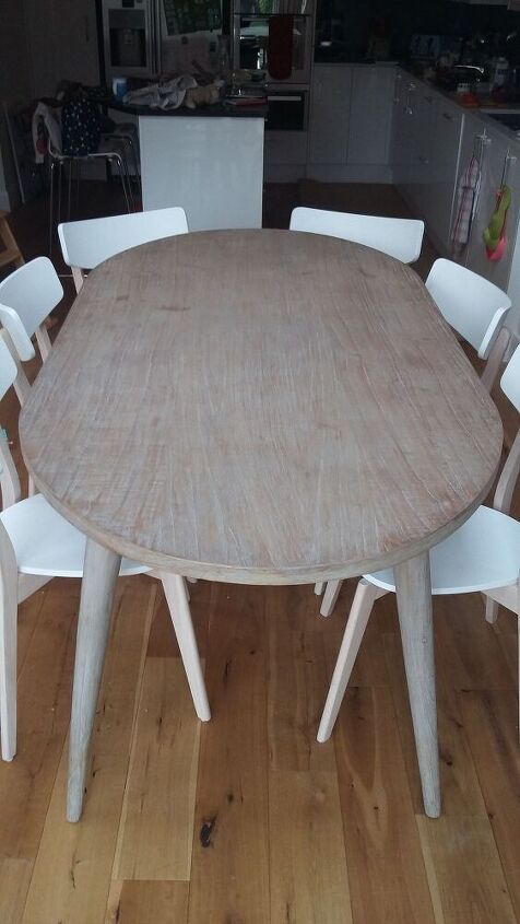 q how do i remove oil marks from oak veneer table
