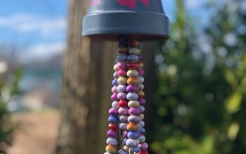 DIY Flower Pot Beaded Wind Chimes