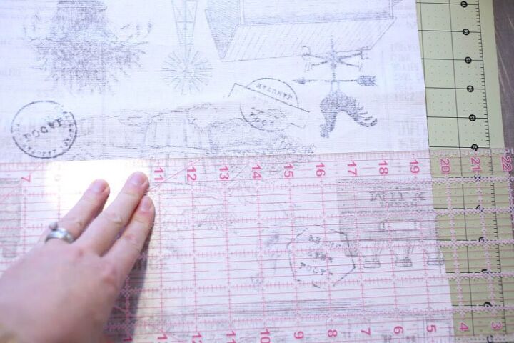 tutorial de la funda de almohada de granja fcil, Calcule el ancho de su tela