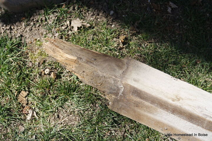 how to fix a broken fence post and make your life easier later