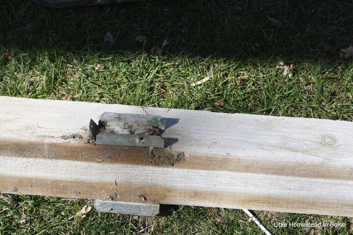 how to fix a broken fence post and make your life easier later