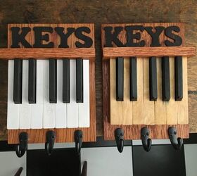 s 16 ideas for showcasing your love for music, These clever piano key holders