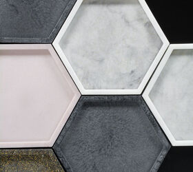s 18 creative ways to use epoxy resin throughout your home, Form chic hexagon coasters