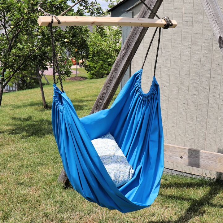 s 11 ways to refresh your outdoor space for spring, Hanging Fabric Chair