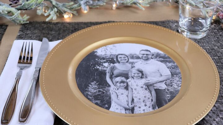 14 formas econmicas de iluminar el comedor, Cargadores de fotos familiares